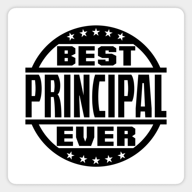 Best Principal Ever Magnet by colorsplash